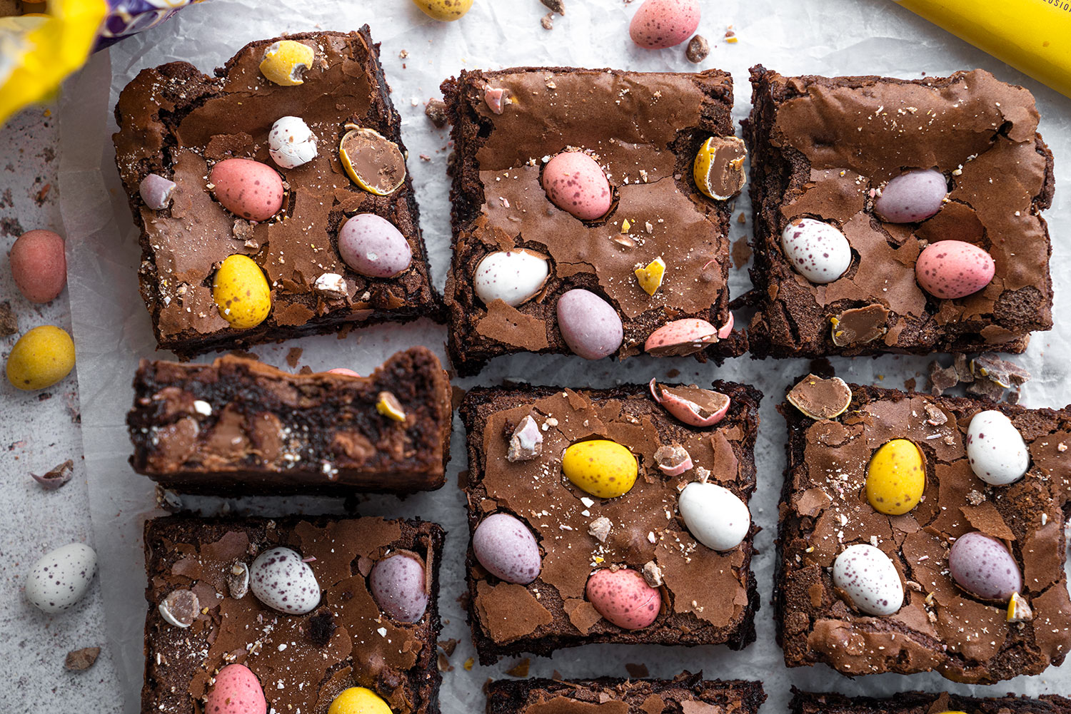Easter brownies recipe