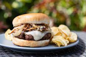 Mushroom-Beef Burger