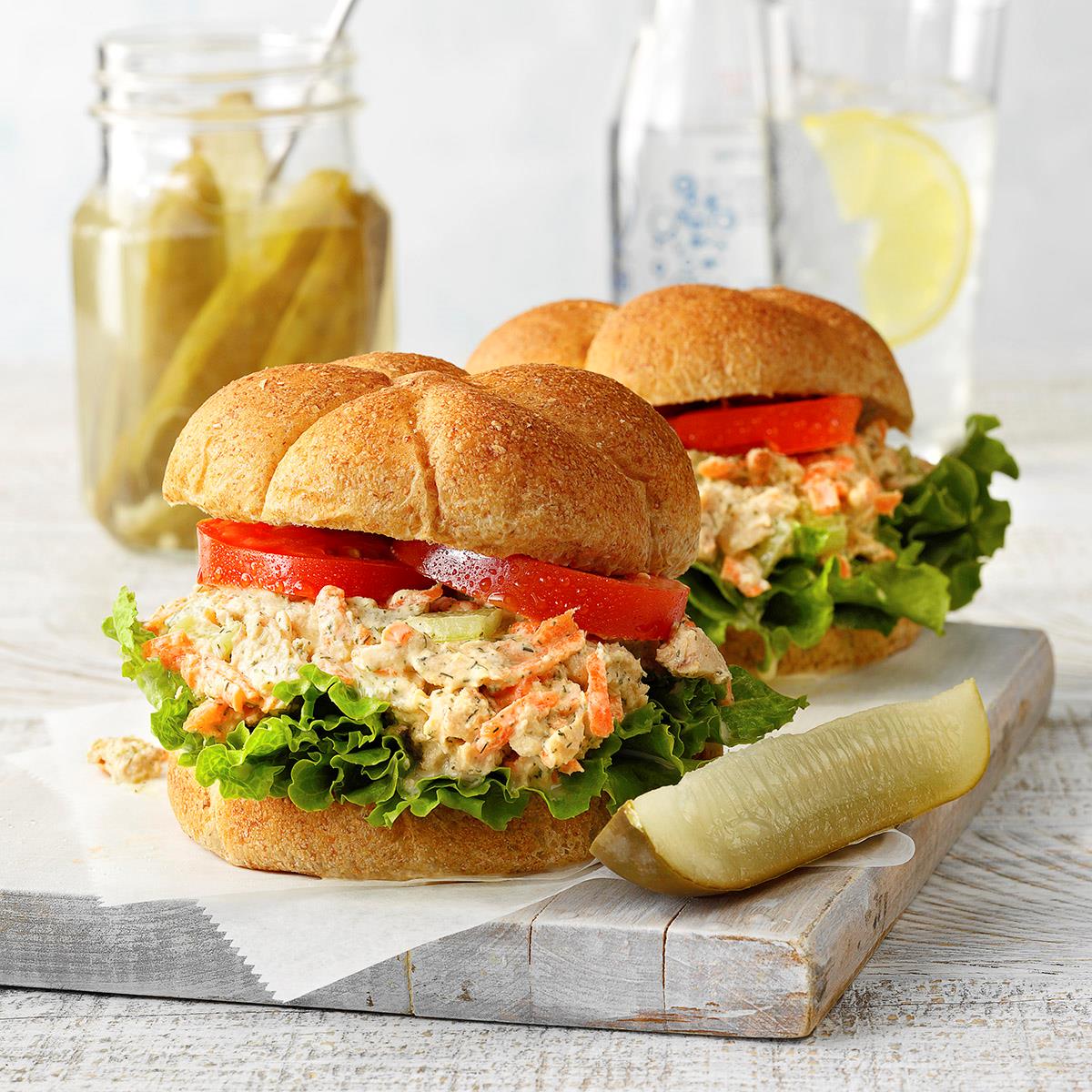 Salmon Salad Sandwich