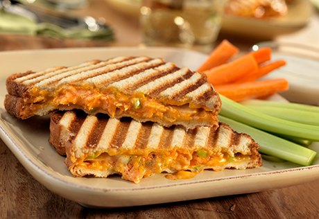 Buffalo chicken panini recipe