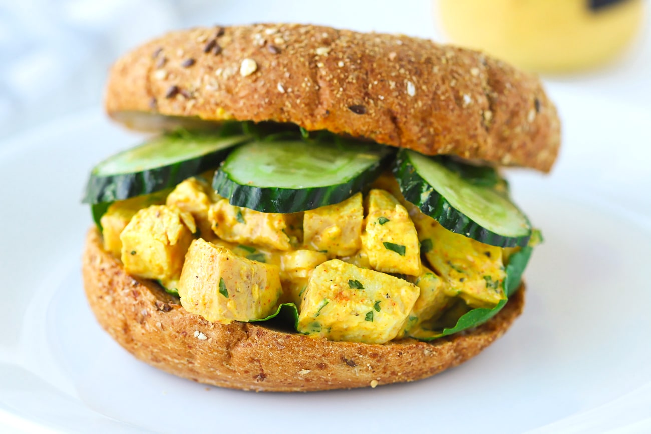 Mango Chicken Salad Sandwich