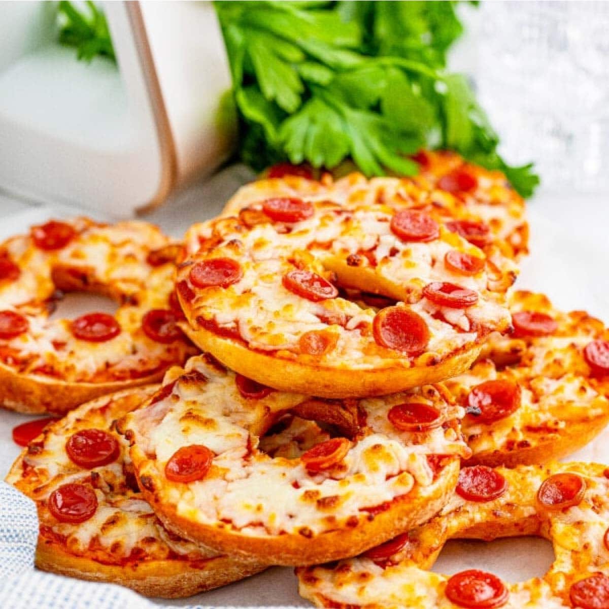 Pizza Bagels recipe