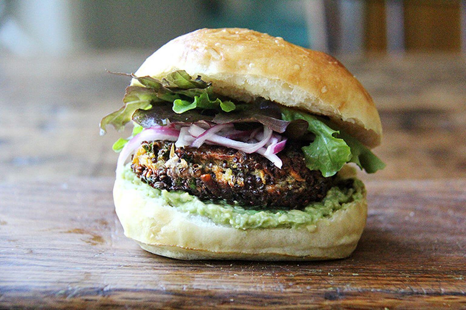 Sweet Potato Quinoa Burgers
