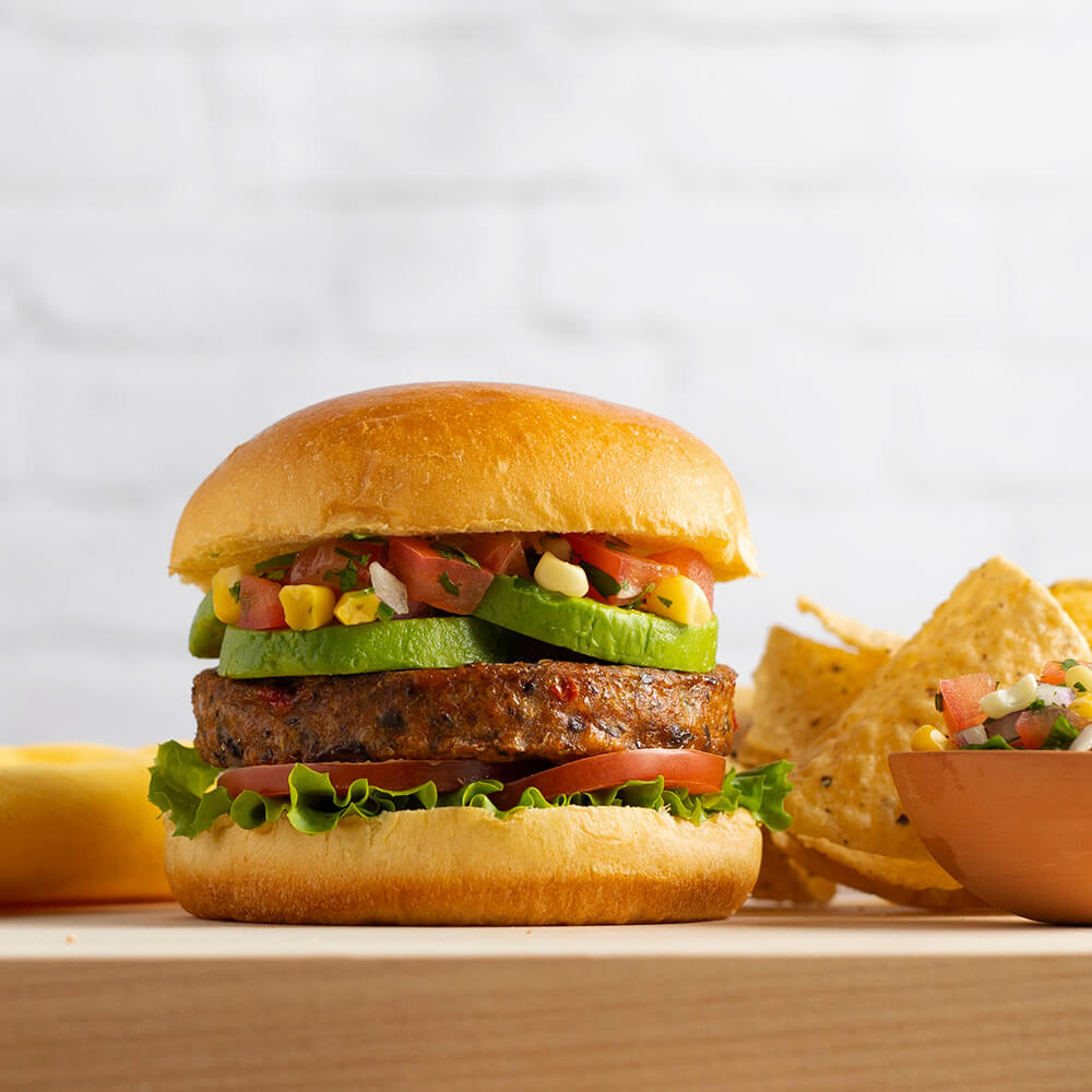 Southwestern Black Bean Burgers