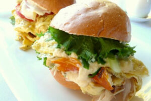 Omelette Burger Recipe
