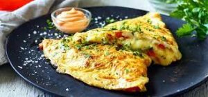Turkey Filled Omelette