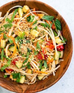 Thai Basil Noodle Bowl