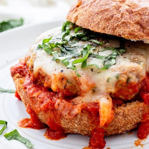Chicken Parmesan Burgers