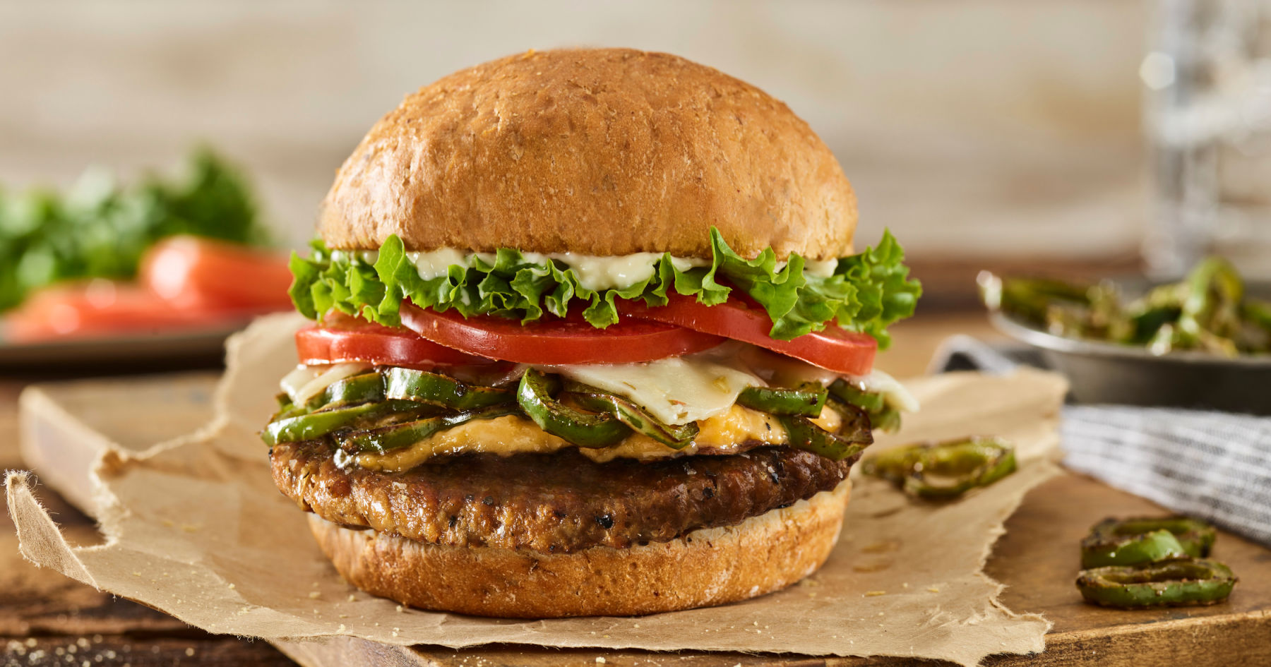 Plant-Based Smashed Burgers