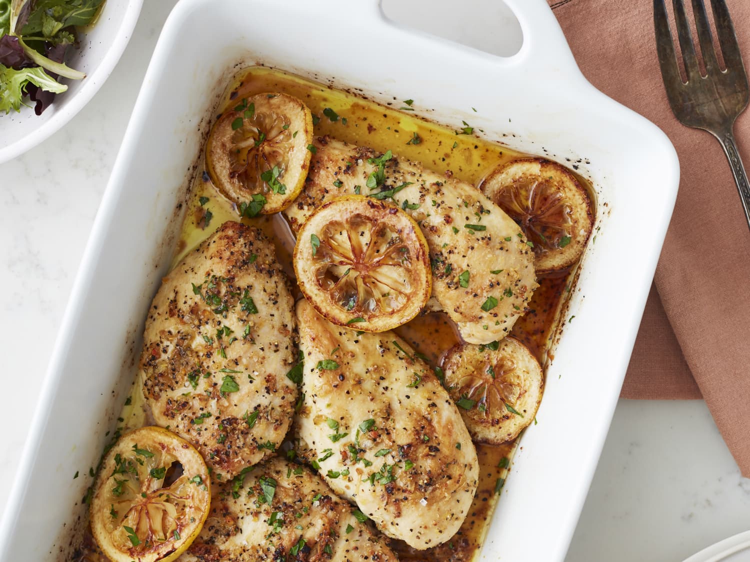 Easy lemon paper chicken
