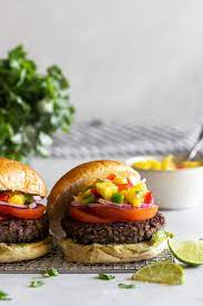 Salsa-Black Bean Burgers