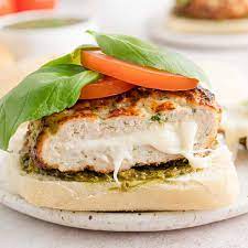 Caprese Turkey Burgers