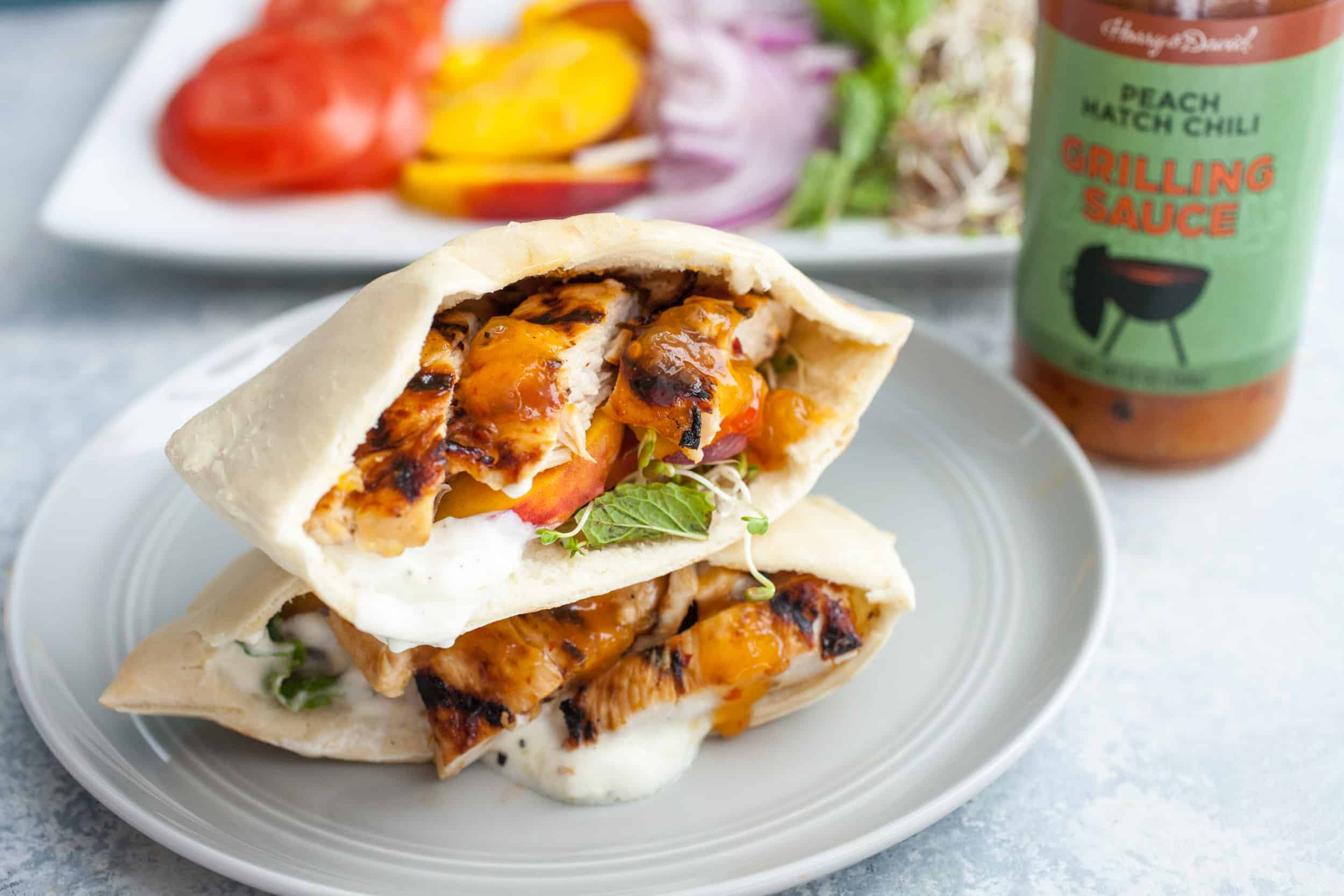 Chicken Pita Sandwiches