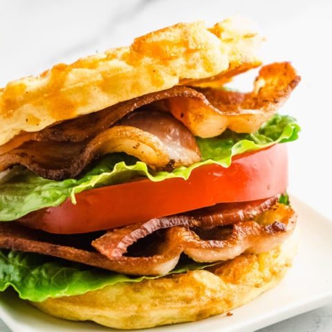 Cheesy Chaffle Sandwiches