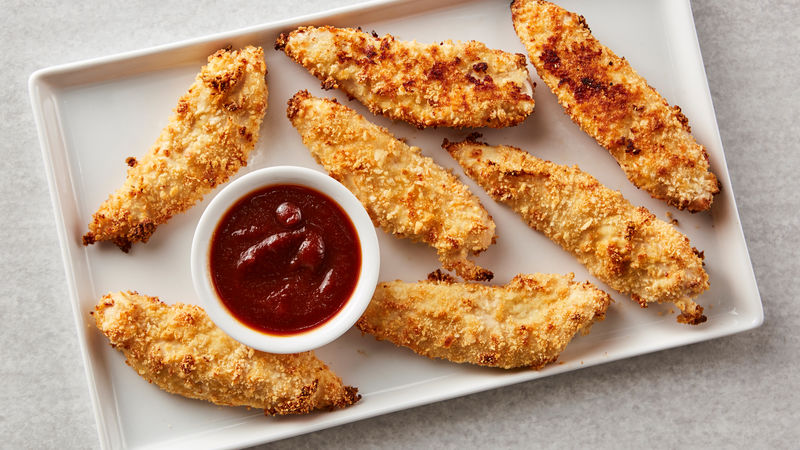 Oven-Fried Chicken on a Stick