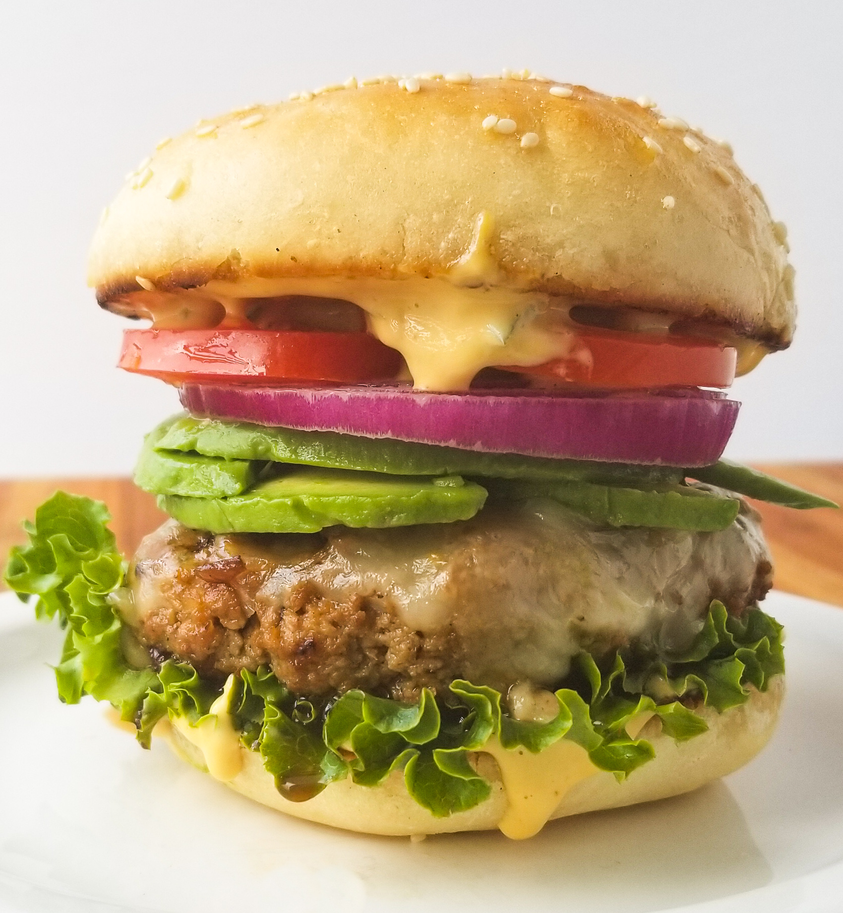 Turkey Avocado Burger