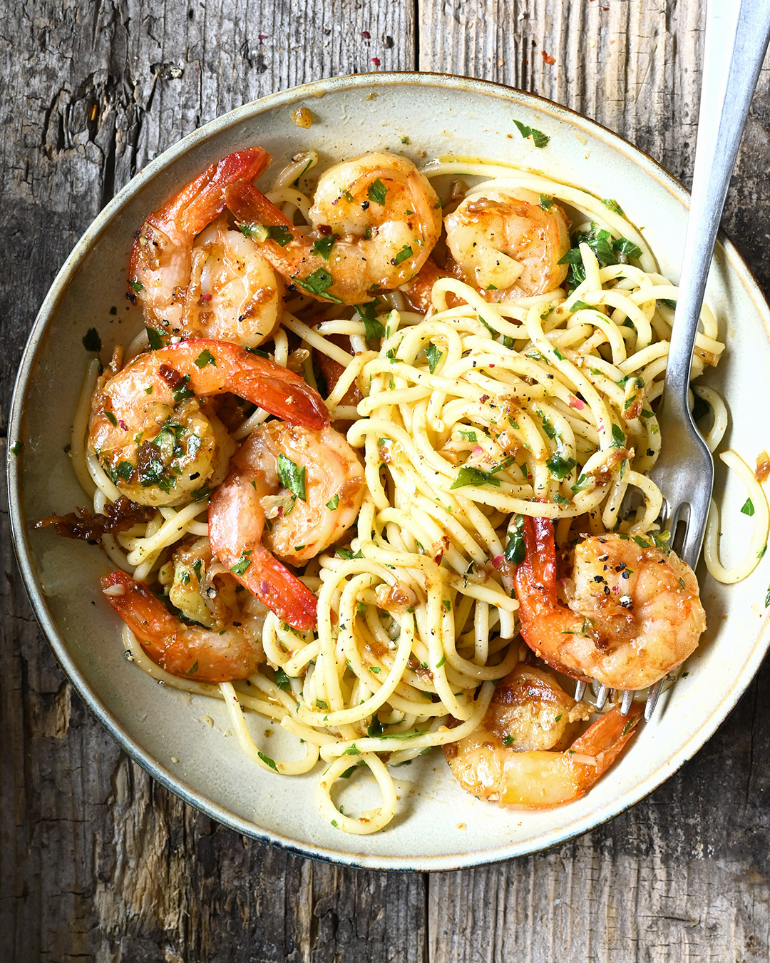 Garlic Butter Shrimp Pasta