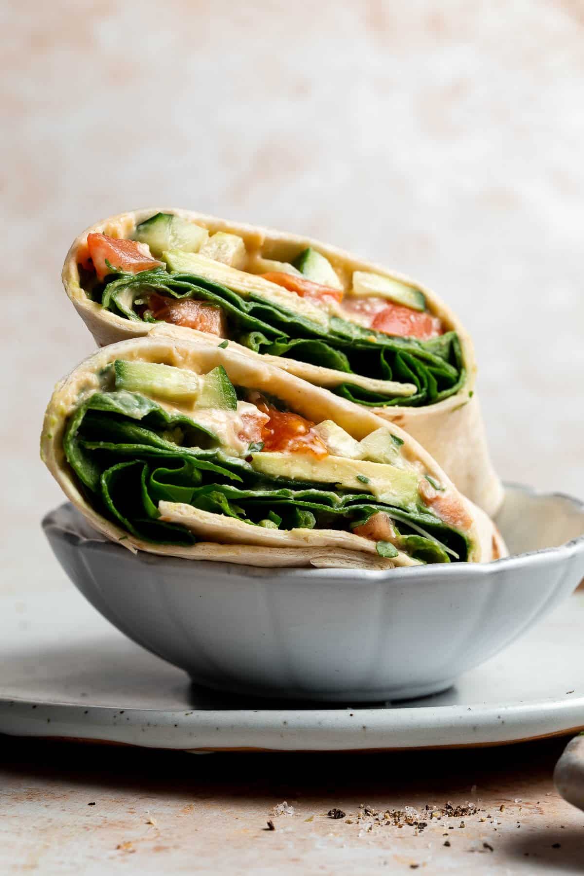 Veggie Hummus Wrap