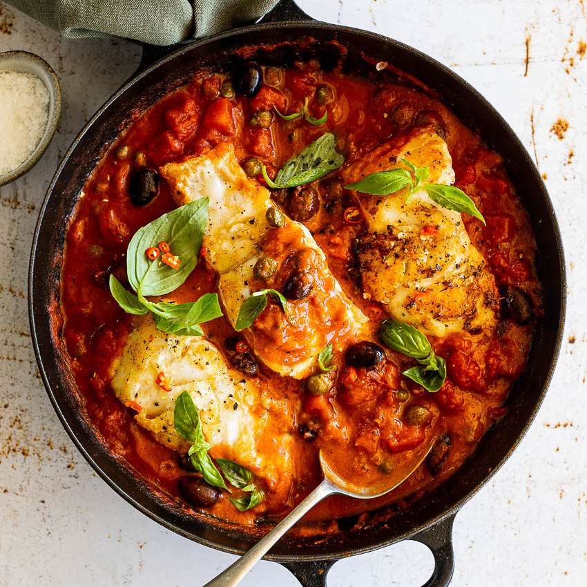 Fish Puttanesca recipe