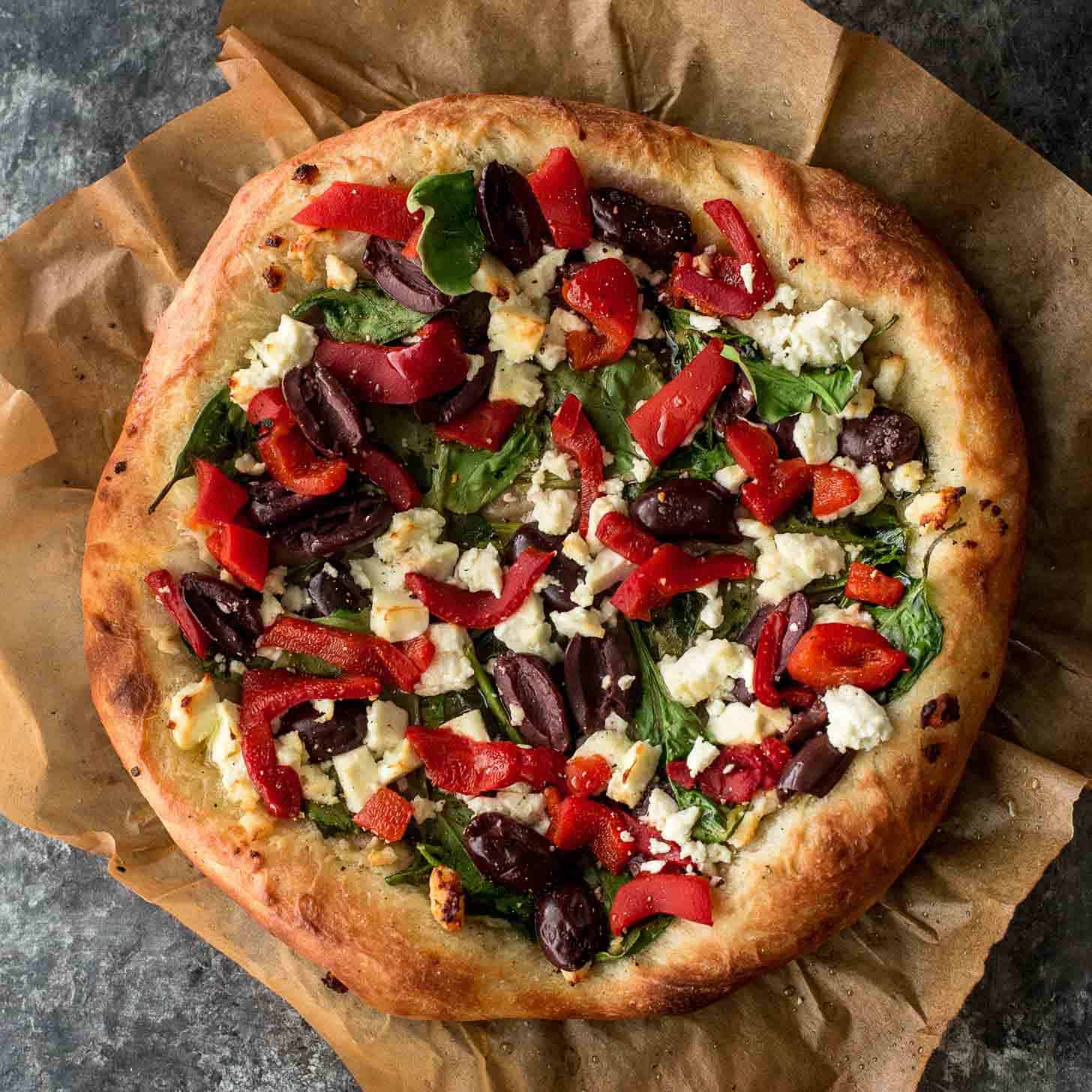 Greek Pizza with Feta