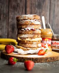 Nutella Peanut Butter Sandwiches