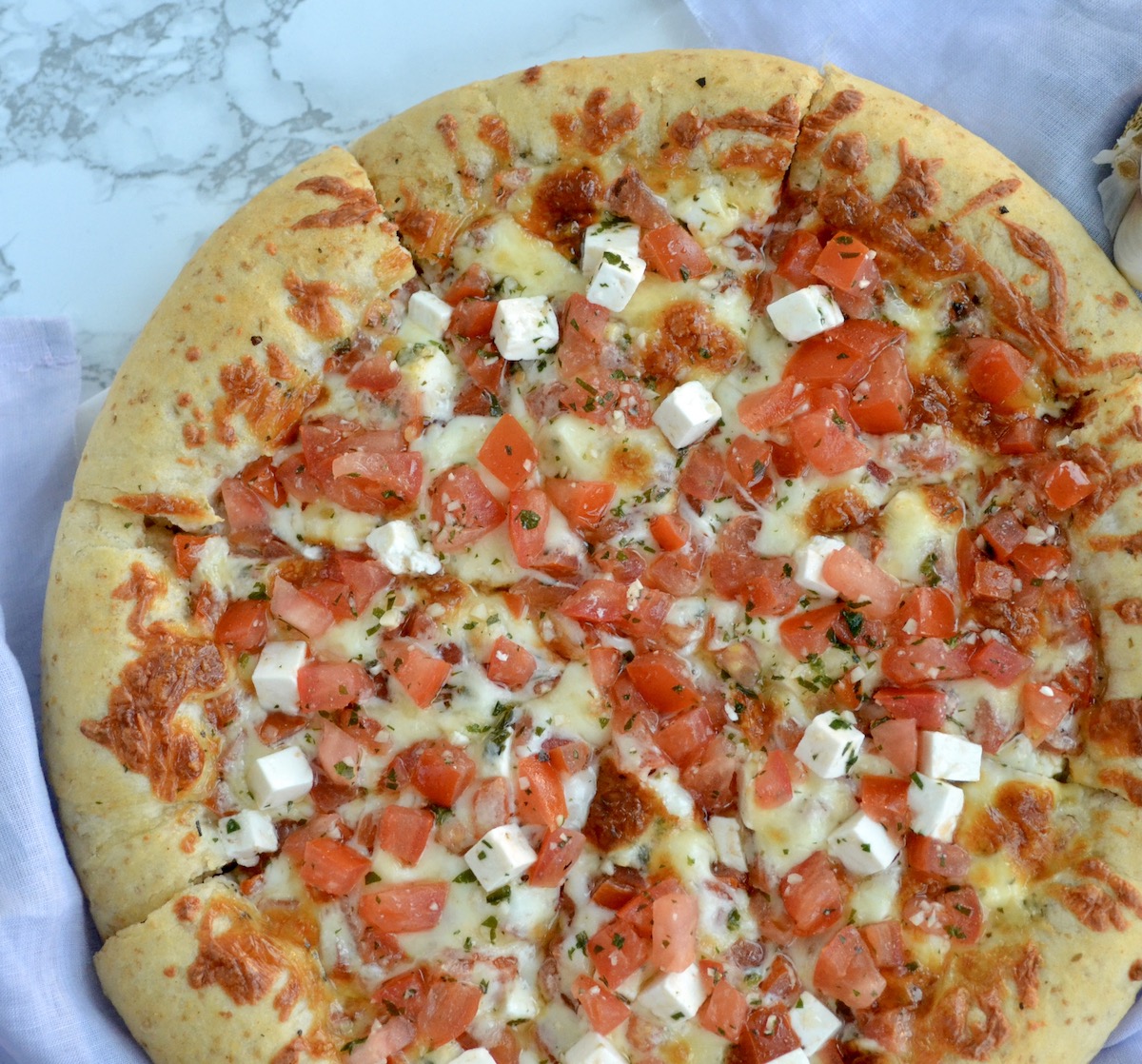 Tomato Bruschetta Pizza