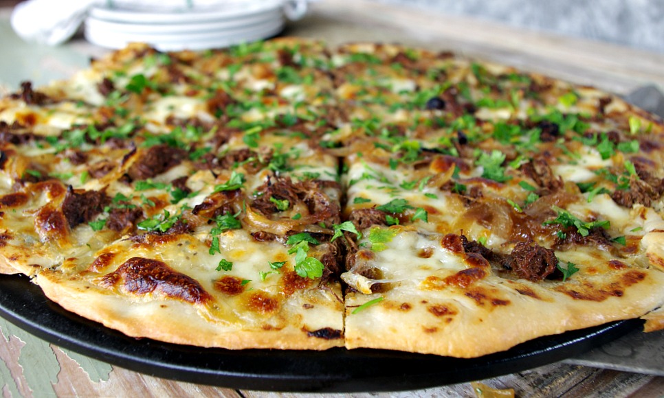 French Dip Pizza