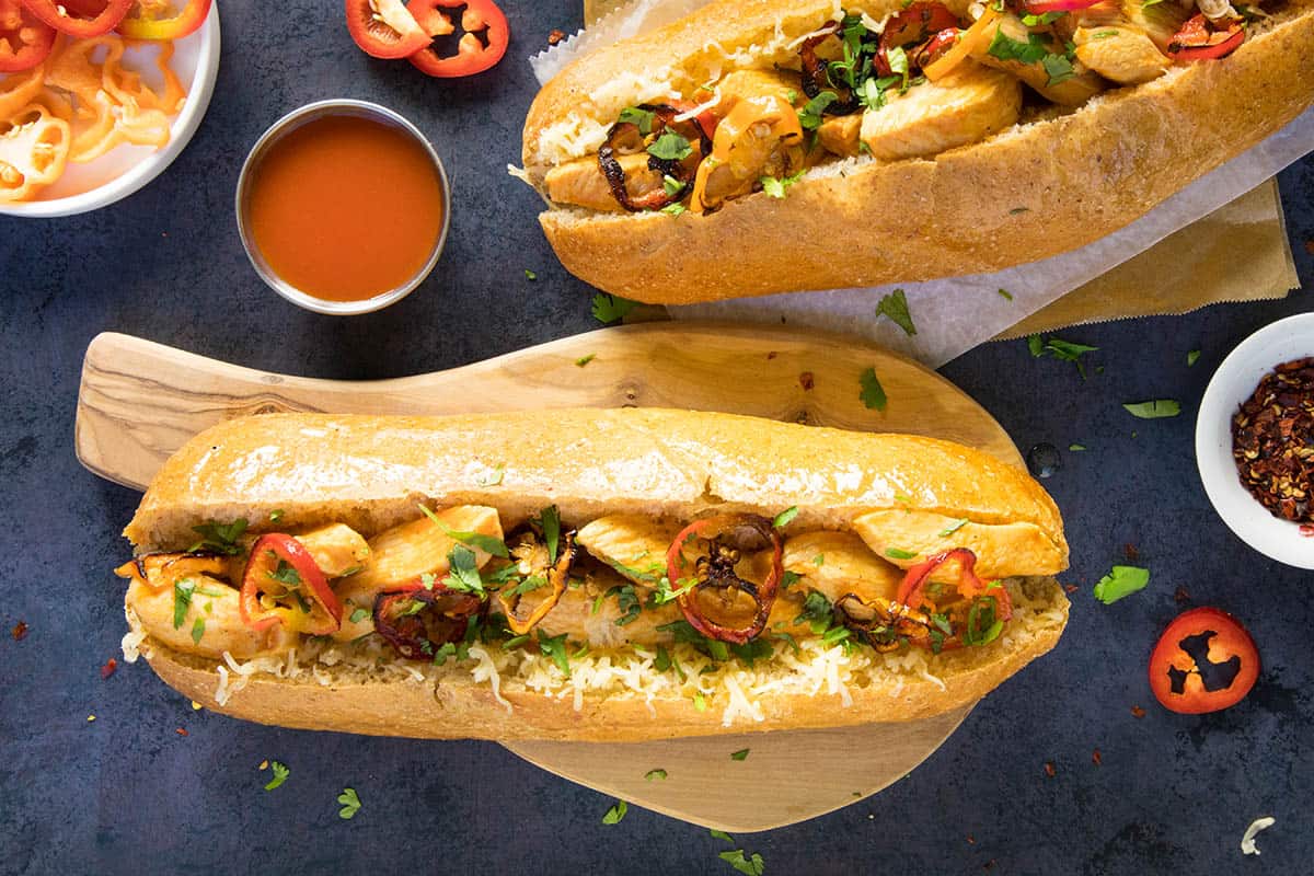 Baked Spicy Chicken Sandwiches