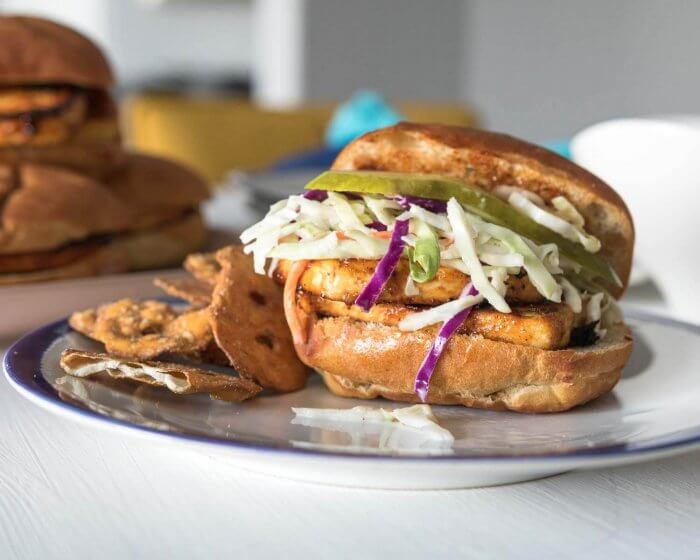 BBQ Tofu Sliders