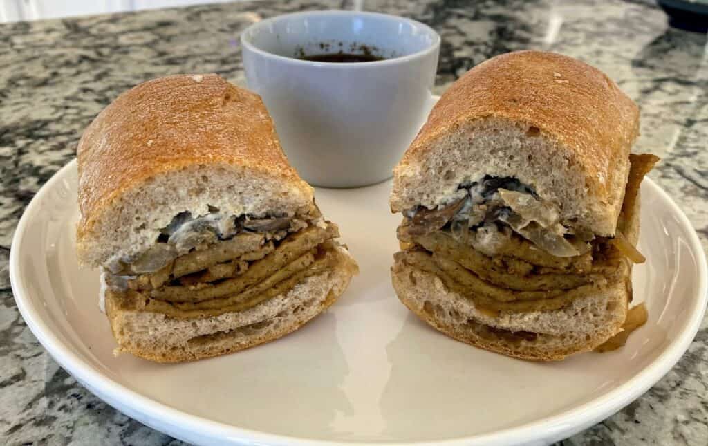Vegetarian French Dip Sandwiches