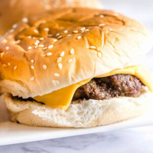 Air Fryer Burgers