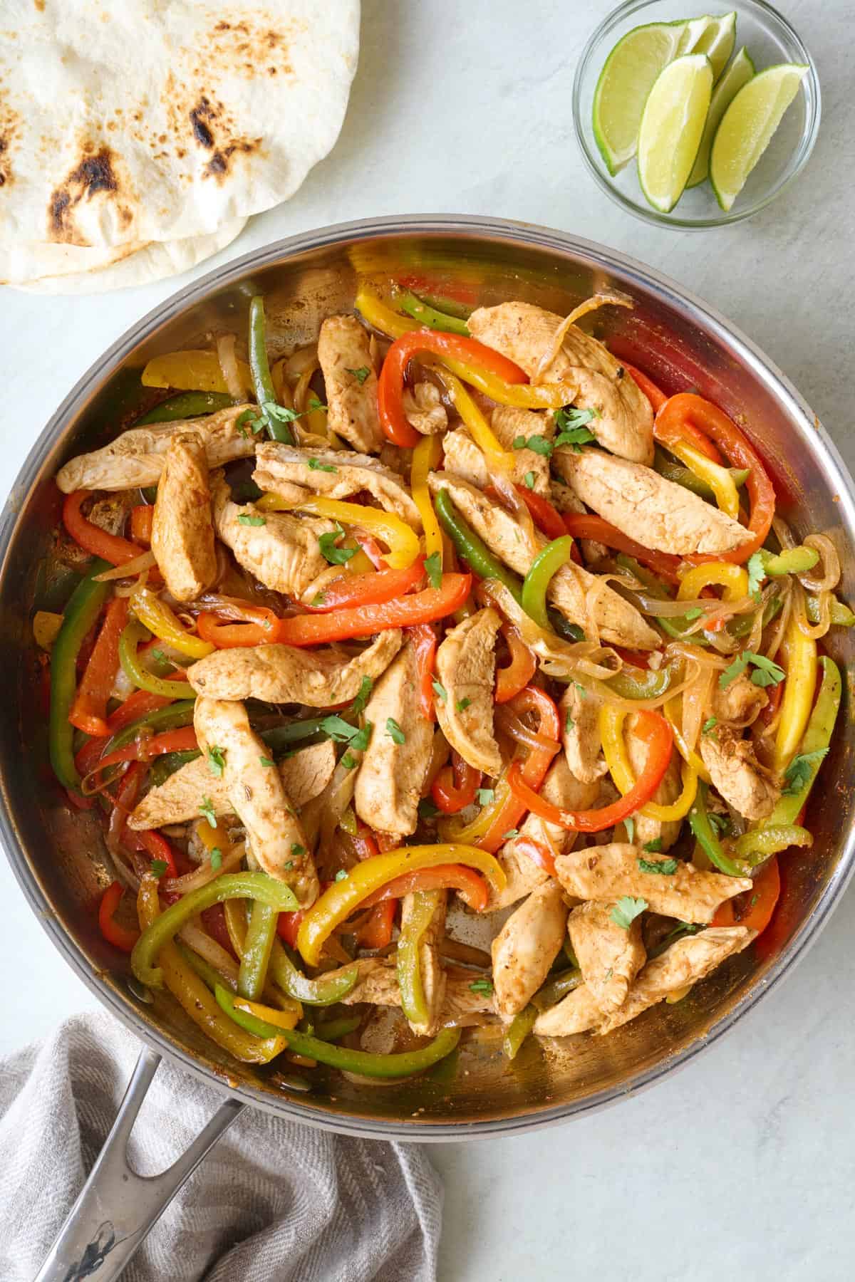Stovetop Chicken Fajitas
